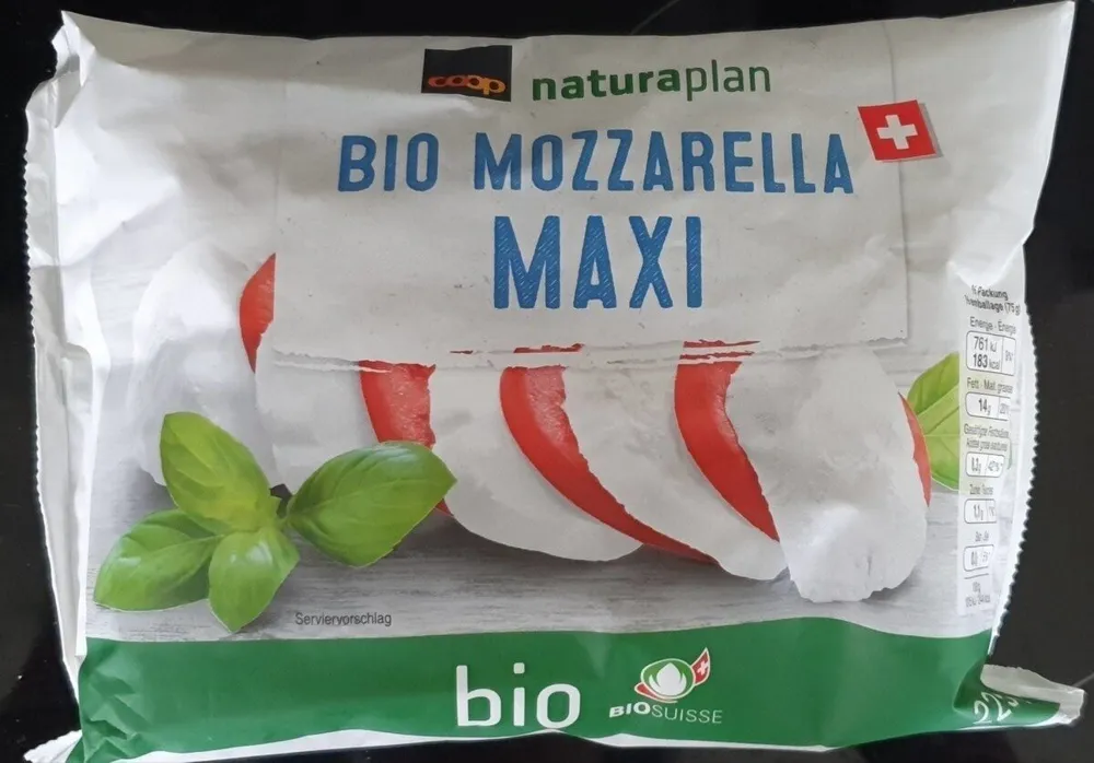 Bio mozzarella maxi