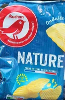 Chips nature ondulée auchan