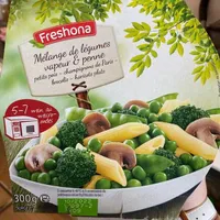 Mélange de légumes vapeur & penne