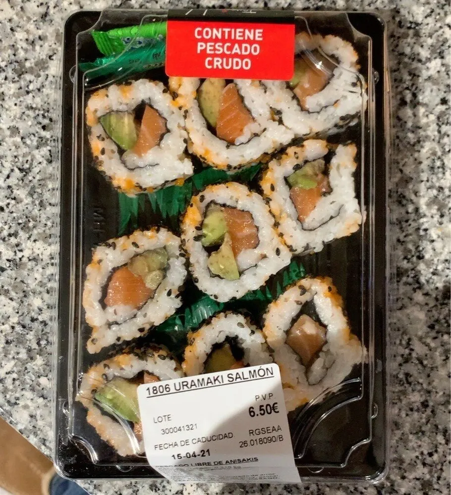 Uramaki salmón