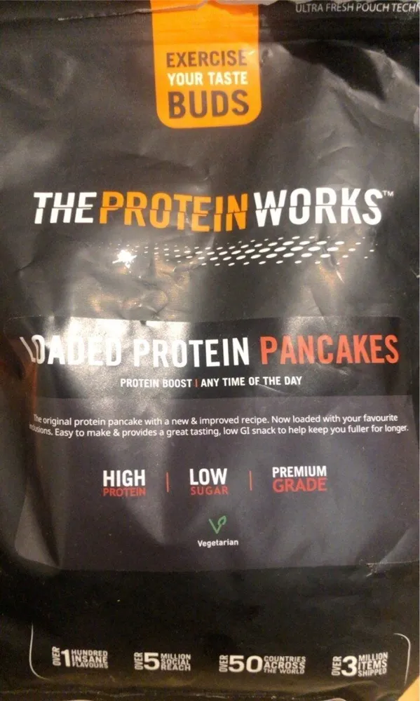 Loaded protein pancackes