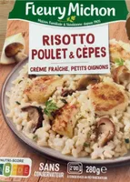Risotto poulet et cèpes