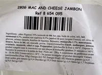 Mac and cheese jambon
