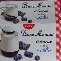 Crémeux sur lit de myrtilles