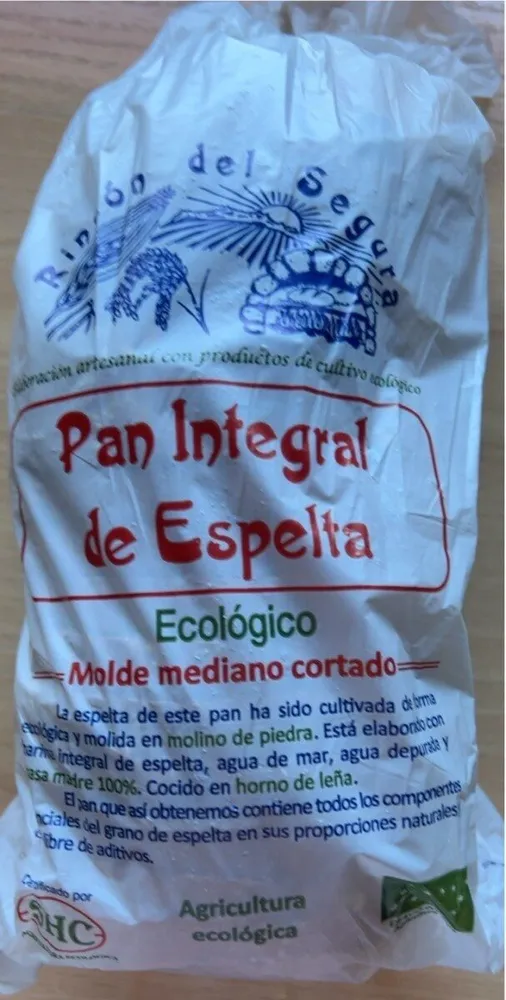 Pan integral de espelta