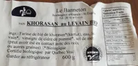 pain khorasan au levain bio