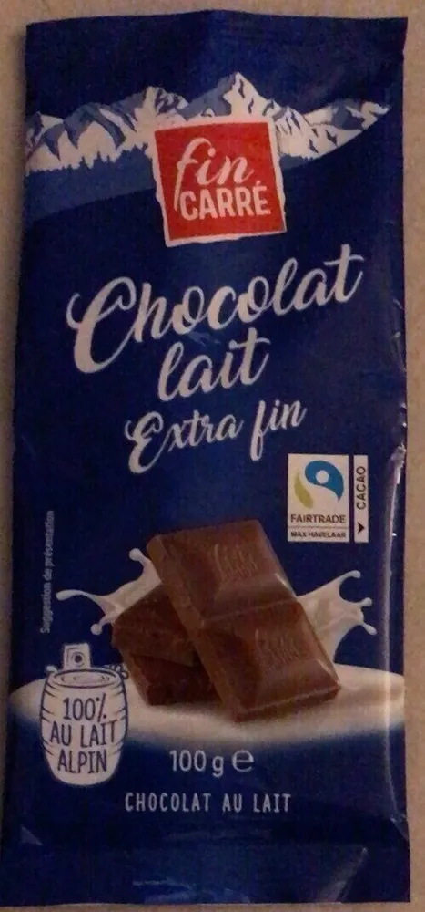 Chocolat lait extra fin