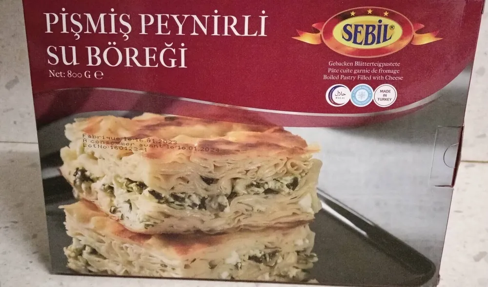 Pismis peynirli su böregi