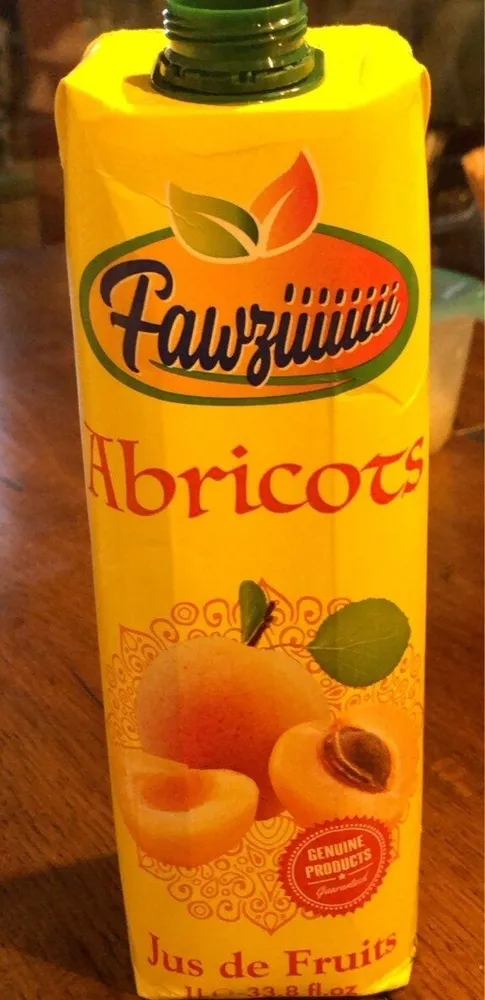 Abricors jus de fruits