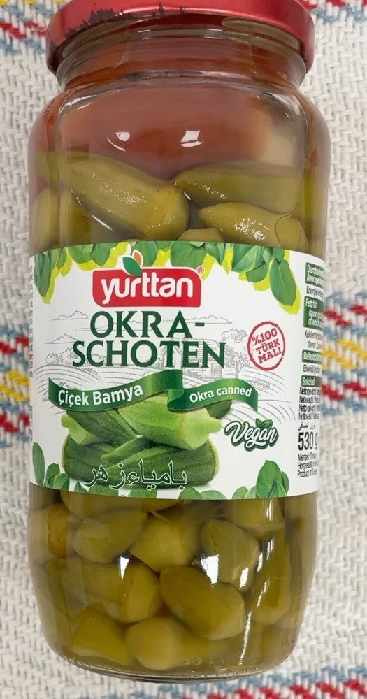 Okra-schoten