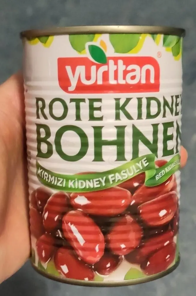 Rote Kidney Bohnen