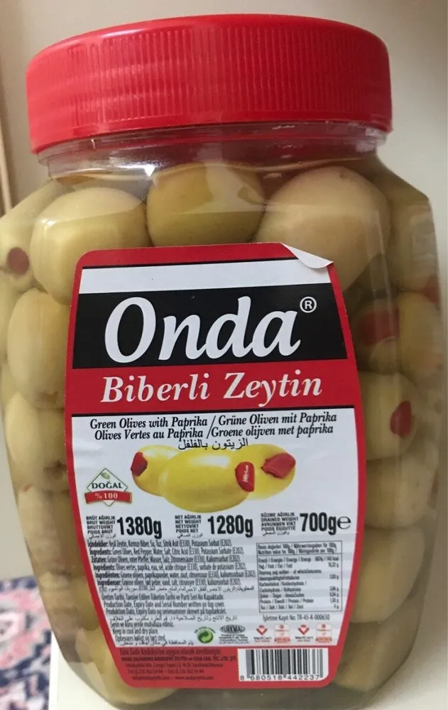 Onda biberli zeytin