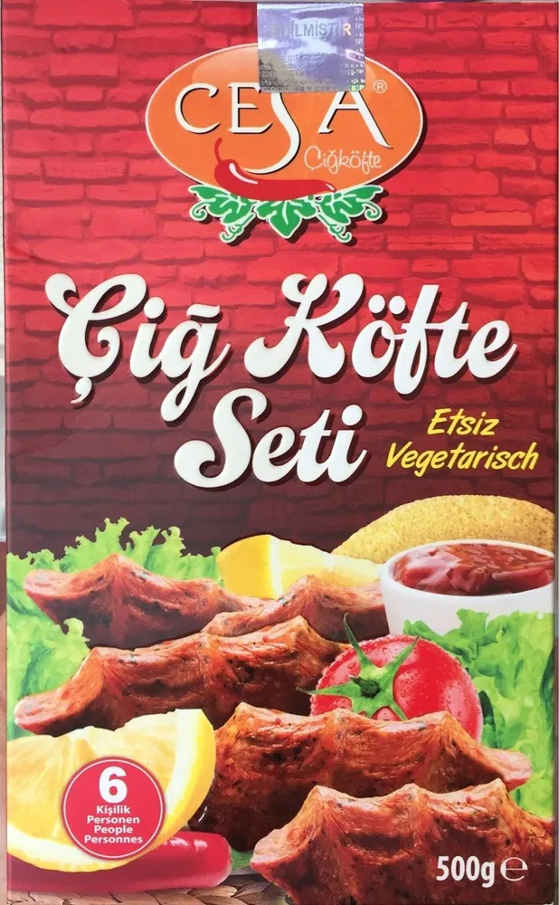Çiğ köfte seti