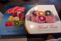 Meyve aromali lokum