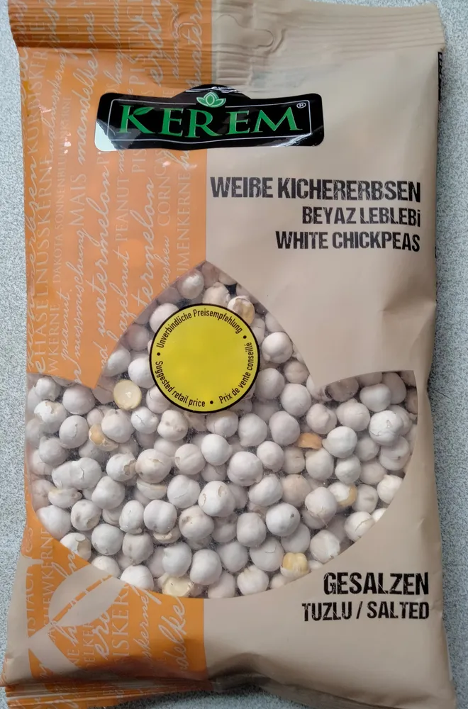 White chickpeas