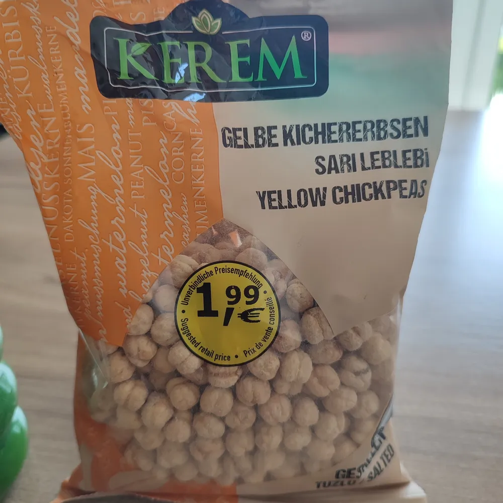 gelbe Kichererbsen