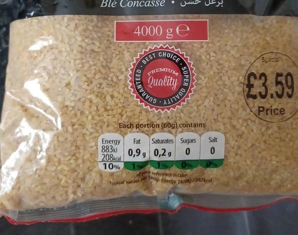 Coarse bulgur
