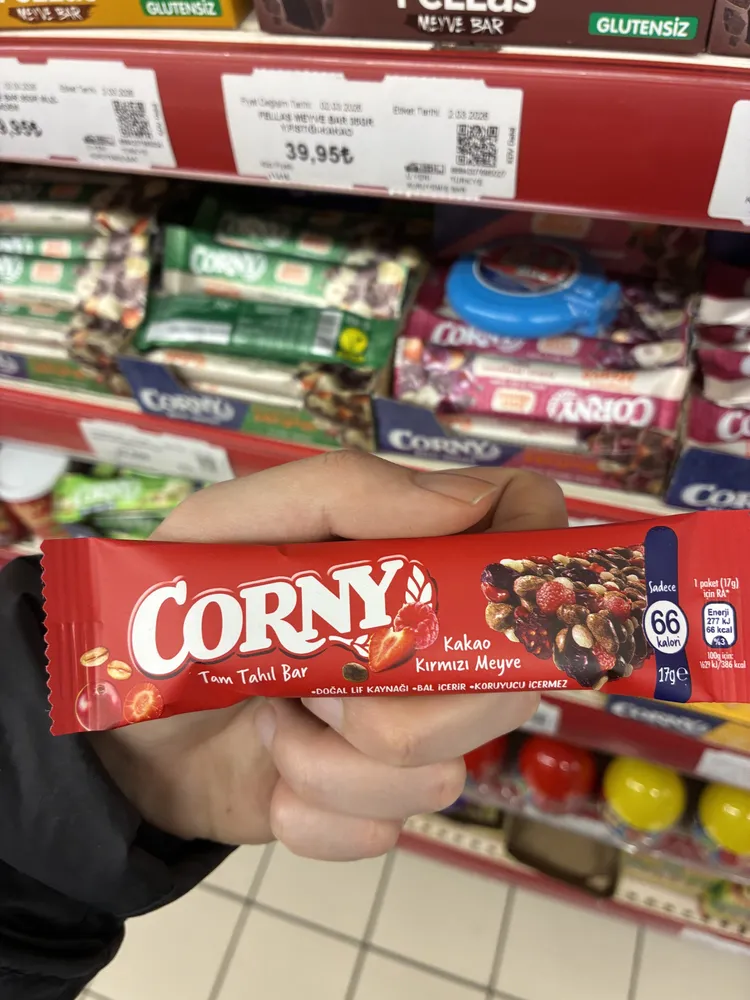 Tam Tahıl Bar Kakao Kırmızı Meyve
