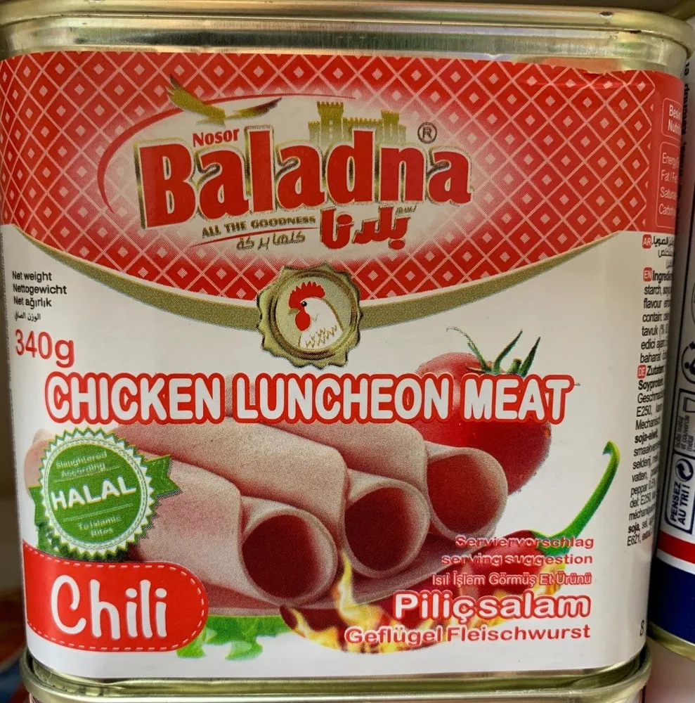 Baladna chicken luncheon meat halal