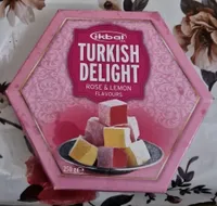 Turkish delight rose & lemon flavours