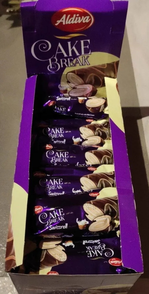 Cake break swissroll
