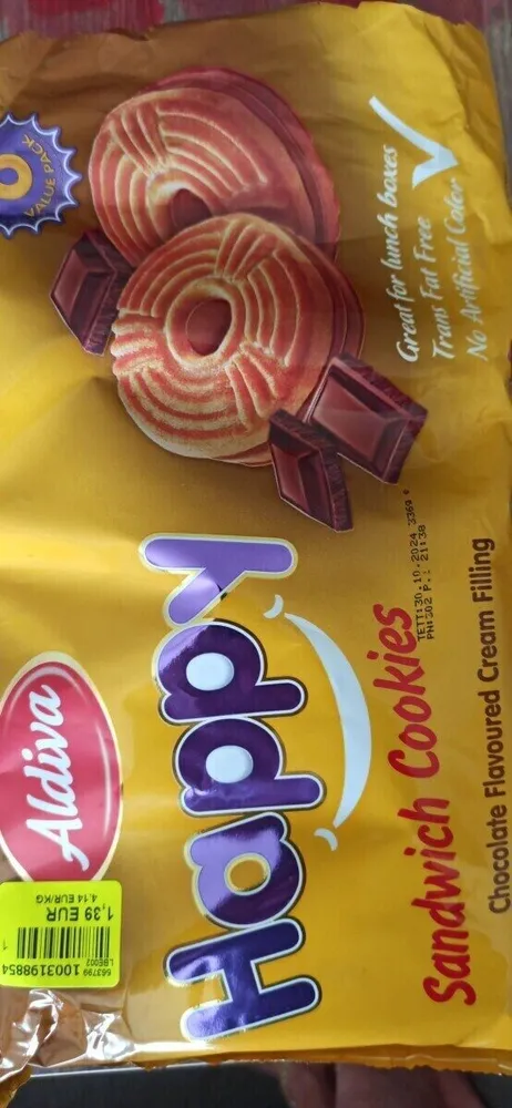 Happy sandwich cookies