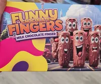 Funny finger chocolate