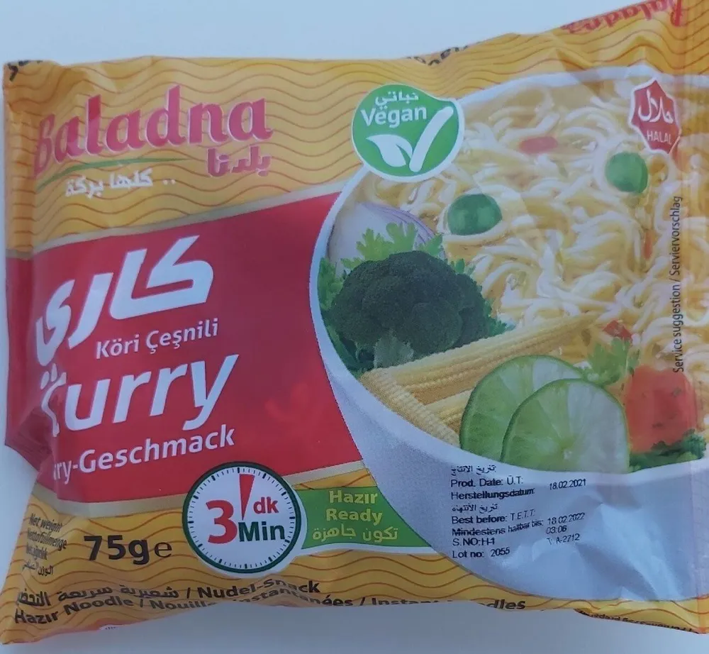 Baladna Curry Hazir Noodle