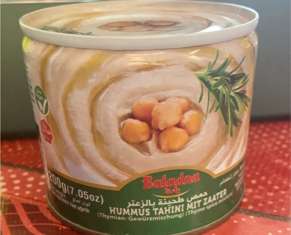 Hummus tahini mit zaater