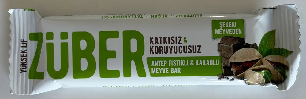 Antep Fıstıklı & Kakaolu Meyve Bar