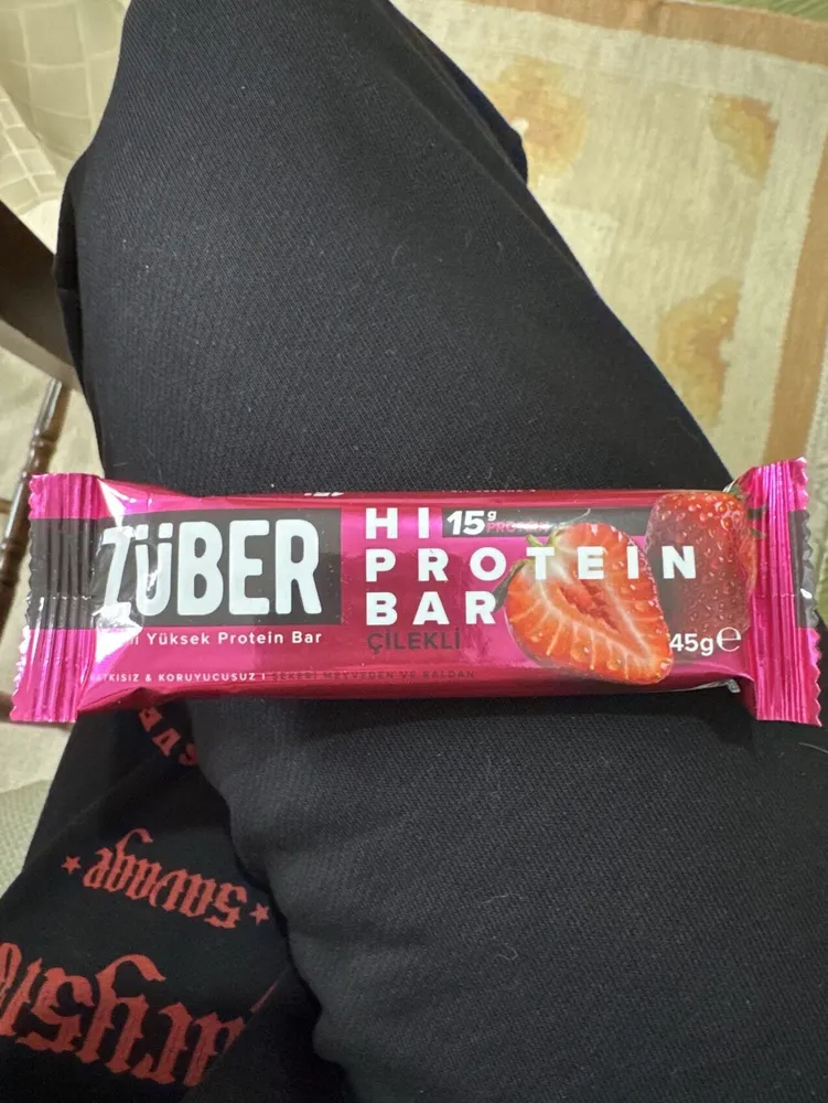 hi protein bar çilekli