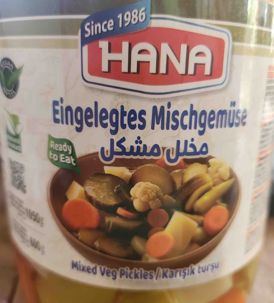Mixed vegetable pickles