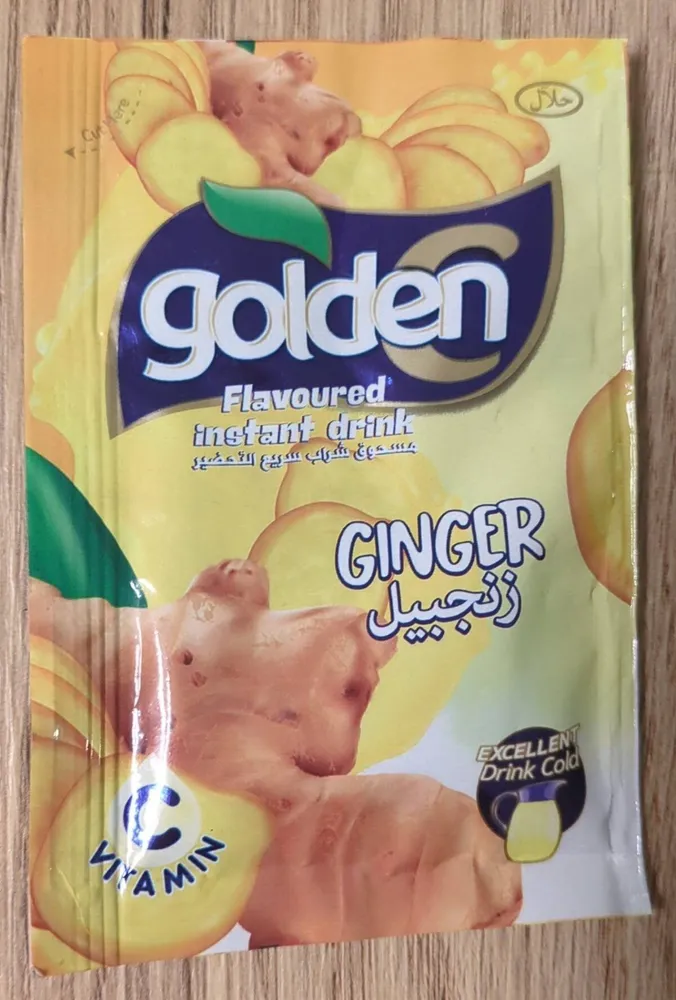 Golden flavoured instant drink GINGER