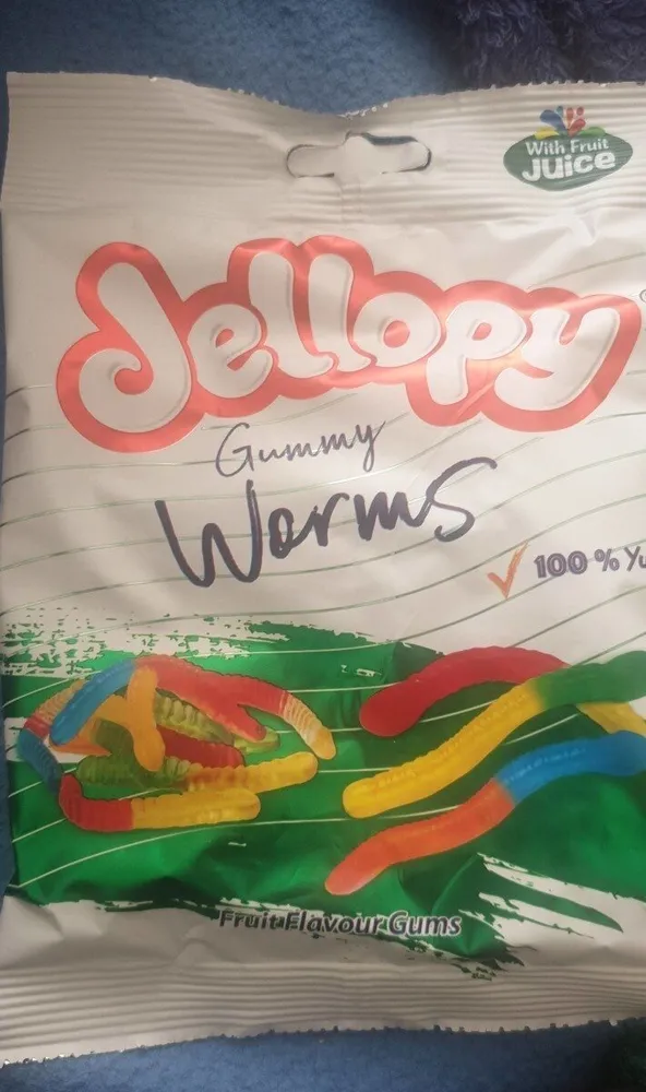 Jellopy gummy worms
