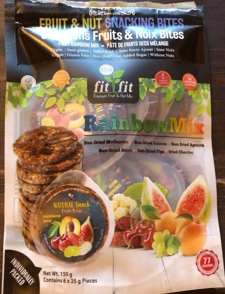 Collations fruits&noix bites