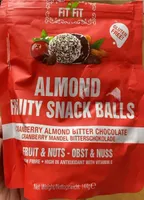 Almond fruity snack balls