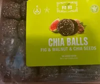 Chia balls fig walnut chia seeds