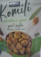 Izgara yeşil zeytin