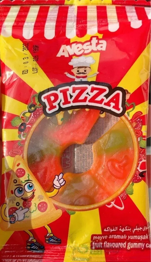 Pizza gummy candy