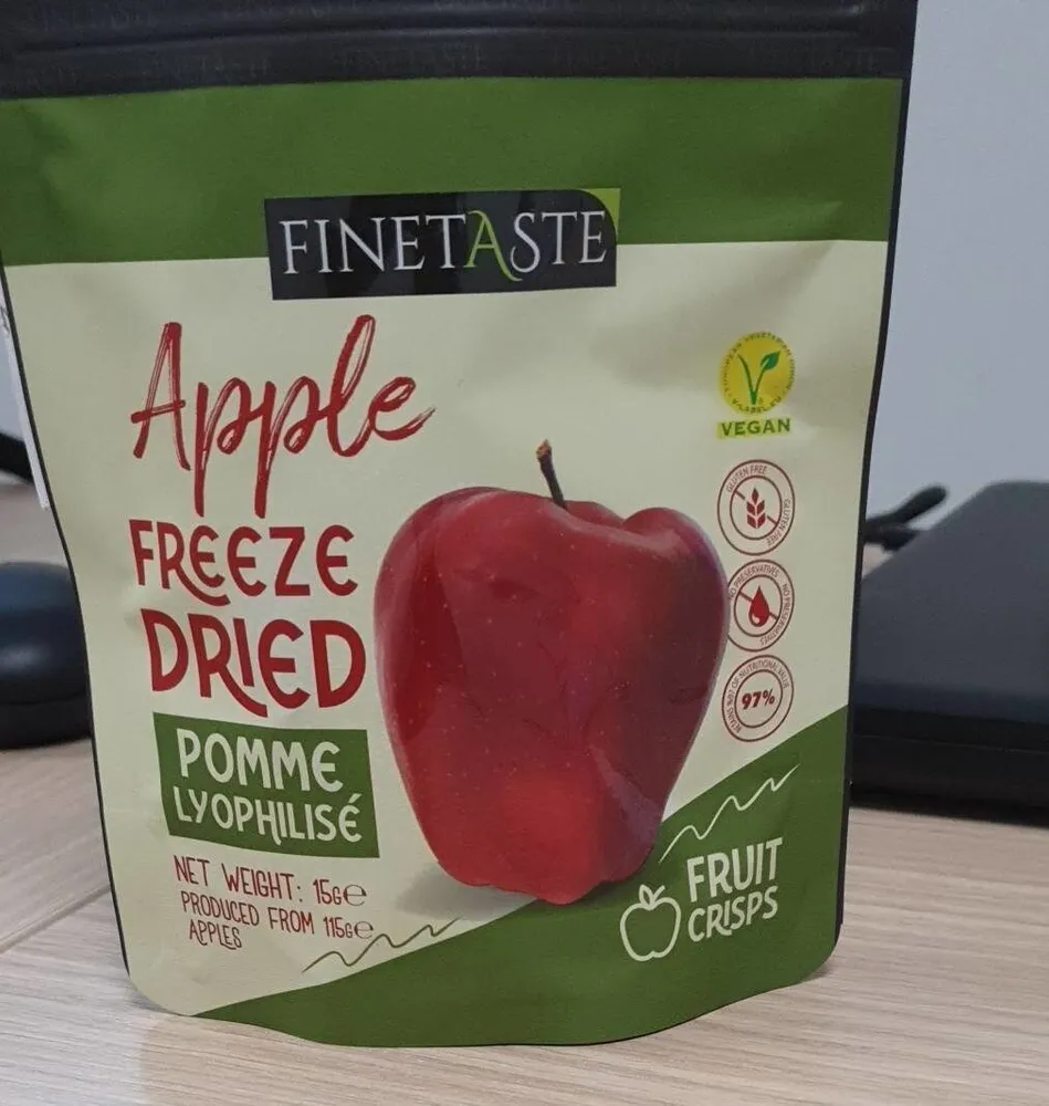Pomme lyophilisée