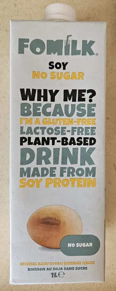 Soy milk no sugar