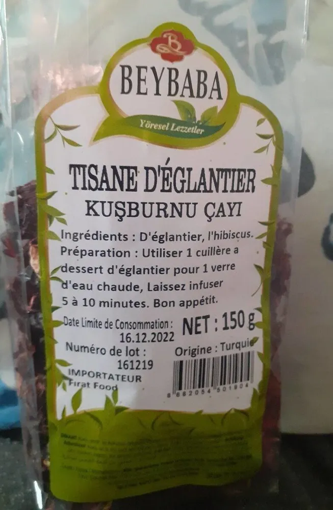 Tisane d'églantier