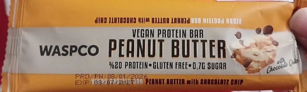 Vegan Protein Bar Peanut Butter