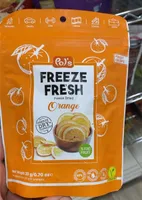 Freezed dried orange