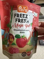 Freeze Fresh Strawberry and Apple Bites