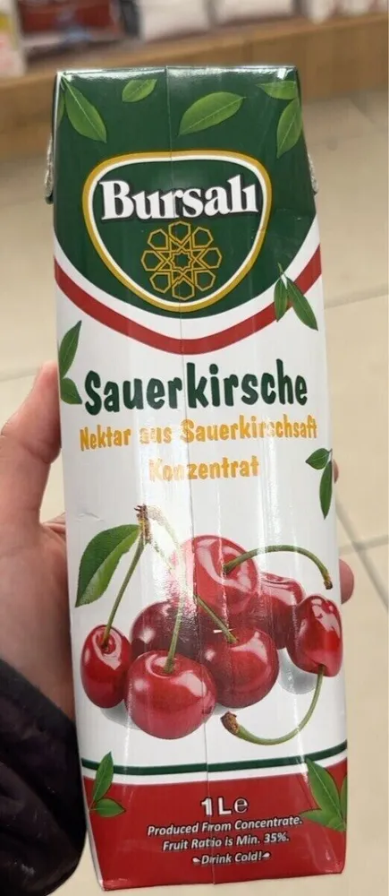 Sour cherry nectar