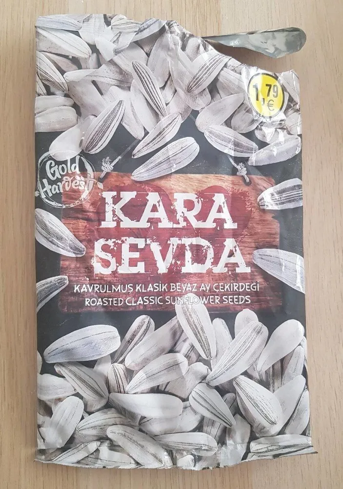 Kavrulmuş klasik beyaz ay çekirdeği