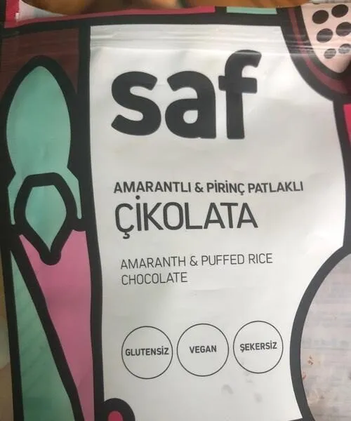 Amarantlı pirinç patlaklı çikolata