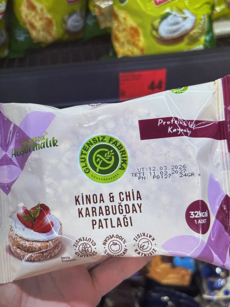 Kinoa & Chia Karabuğday Patlağı
