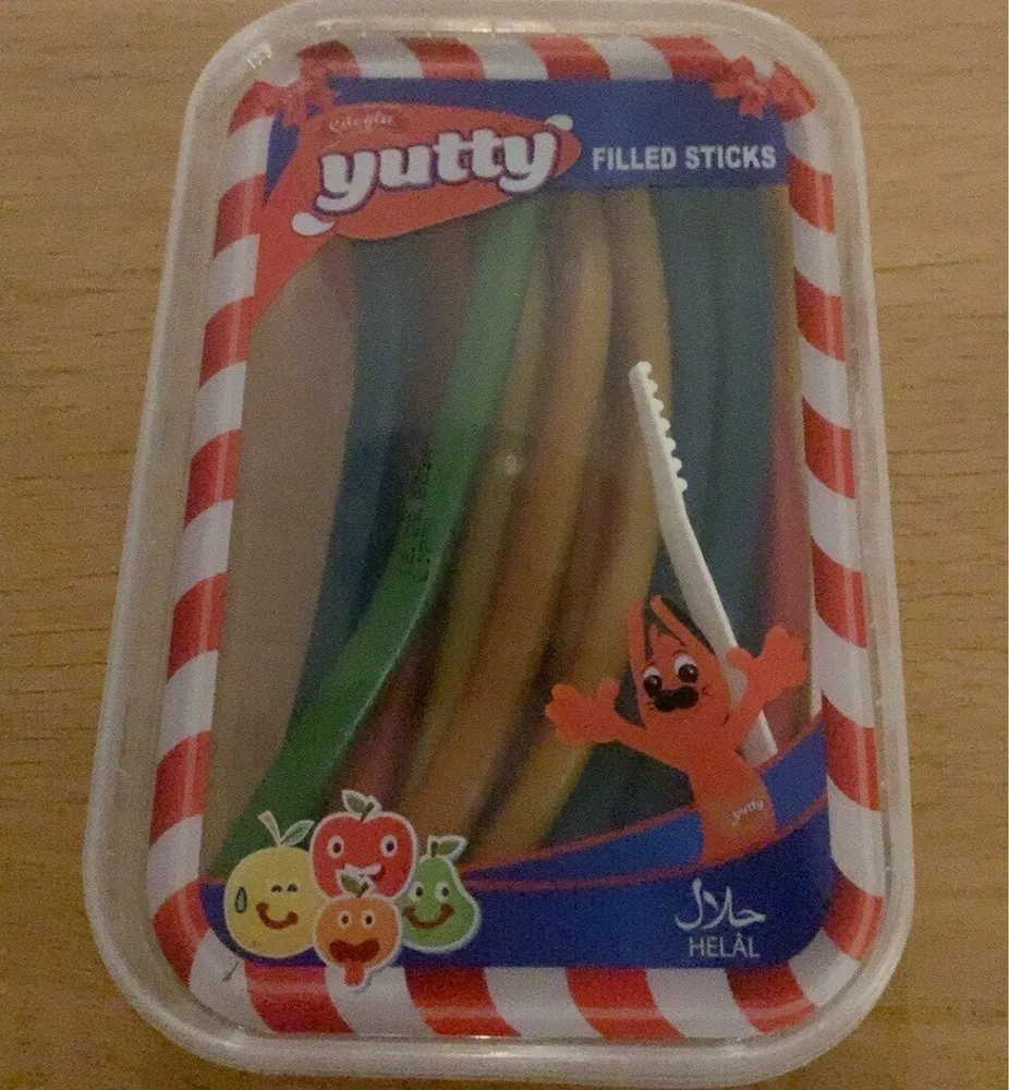 Filled sticks